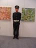 CIGE Bejing in front of my paintings